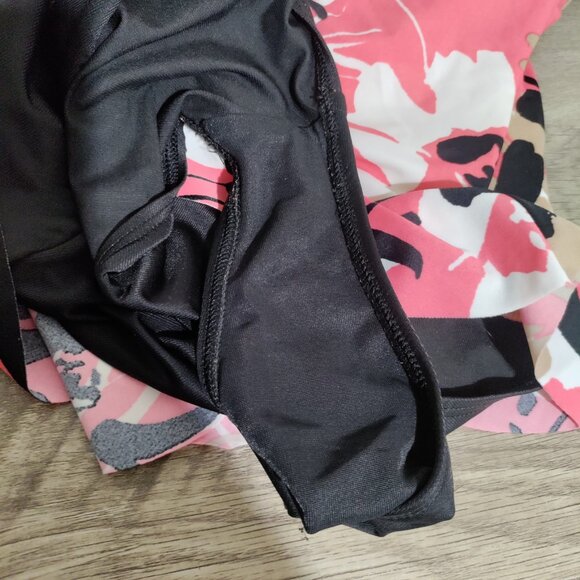 Magicsuit Pink Black  One Piece Swimsuit Size 14 Removable Straps - Picture 6 of 7